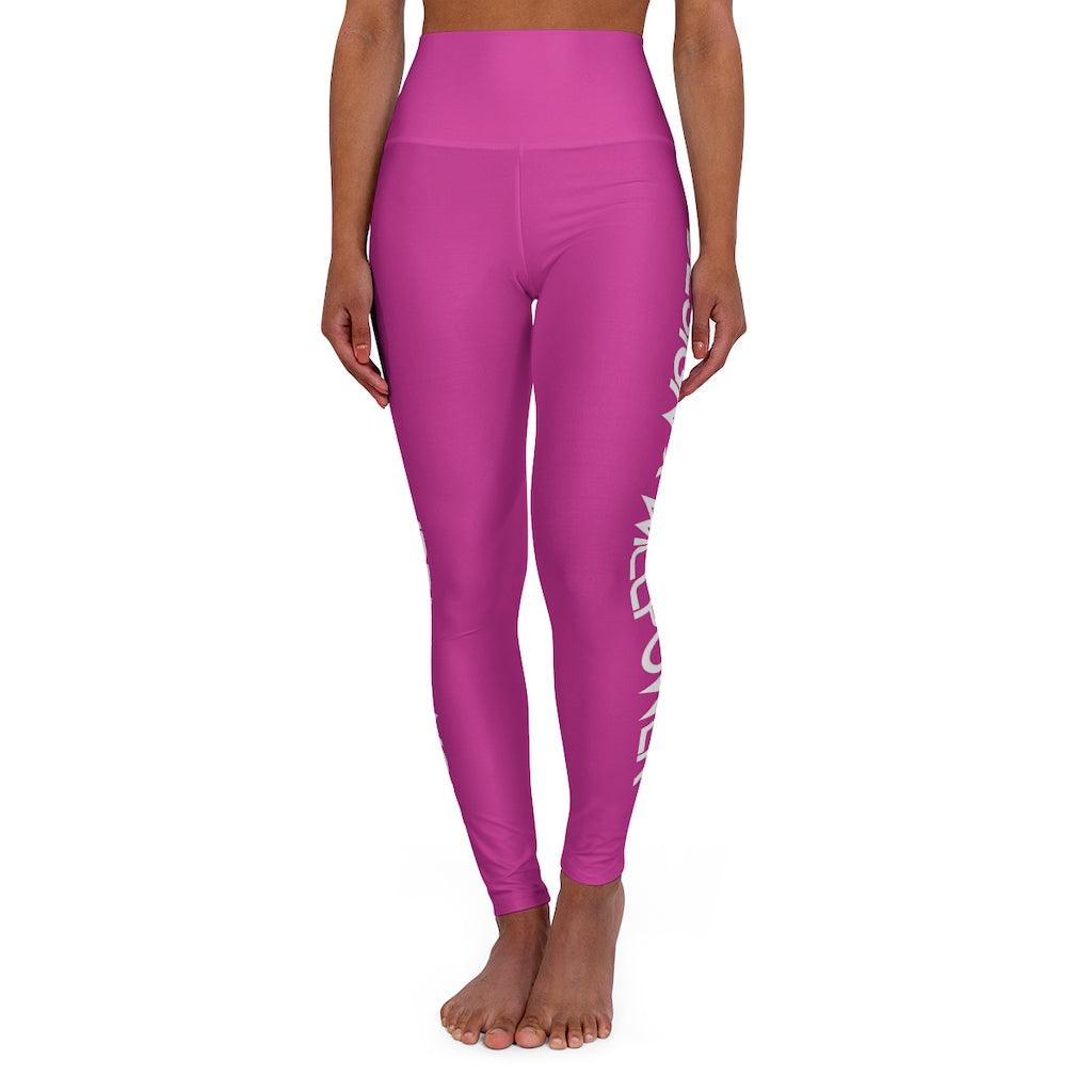 DxWP Fusia High Waisted Yoga Leggings