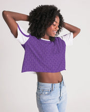 Load image into Gallery viewer, Royal Purple Women&#39;s Lounge Cropped Tee