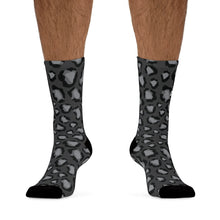 Load image into Gallery viewer, DxWP Black Leopard Socks