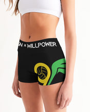 Load image into Gallery viewer, Anjelfy BlackWomen&#39;s Mid-Rise Yoga Shorts