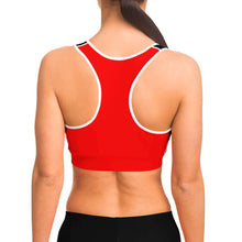 Load image into Gallery viewer, DxWP Red Sports Bra