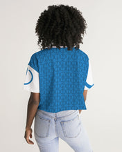 Load image into Gallery viewer, Royal Blue Women&#39;s Lounge Cropped Tee