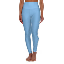 Load image into Gallery viewer, DxWP Sky Blue High Waisted Yoga Leggings