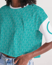 Load image into Gallery viewer, Aqua Women&#39;s Lounge Cropped Tee