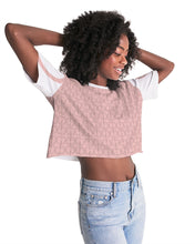 Load image into Gallery viewer, Pale Rose Women&#39;s Lounge Cropped Tee