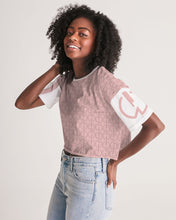 Load image into Gallery viewer, Pale Rose Women&#39;s Lounge Cropped Tee