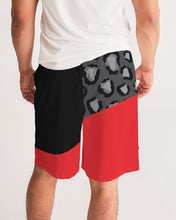 Load image into Gallery viewer, DxWP Men&#39;s Jogger Shorts - Black Leopard