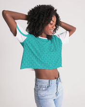 Load image into Gallery viewer, Aqua Women&#39;s Lounge Cropped Tee