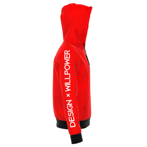 DxWP Willpower x God Will's - Red Hoodie