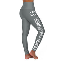 Load image into Gallery viewer, DxWP Grey High Waisted Yoga Leggings