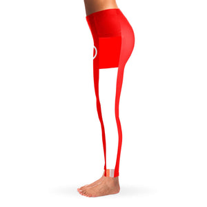 DxWP Red Pocket Leggings