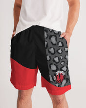 Load image into Gallery viewer, DxWP Men&#39;s Jogger Shorts - Black Leopard