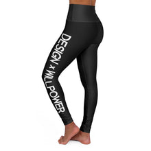 Load image into Gallery viewer, DxWP Black High Waisted Yoga Leggings