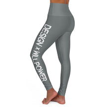 Load image into Gallery viewer, DxWP Grey High Waisted Yoga Leggings