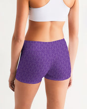 Load image into Gallery viewer, Royal Purple Women&#39;s Mid-Rise Yoga Shorts