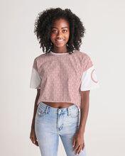 Load image into Gallery viewer, Pale Rose Women&#39;s Lounge Cropped Tee