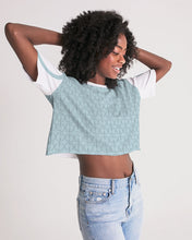 Load image into Gallery viewer, CornFlower Women&#39;s Lounge Cropped Tee