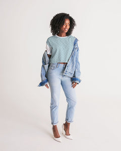 CornFlower Women's Lounge Cropped Tee