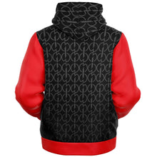 Load image into Gallery viewer, Regal Red / Black Fleece Hoodie