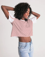 Load image into Gallery viewer, Pale Rose Women&#39;s Lounge Cropped Tee