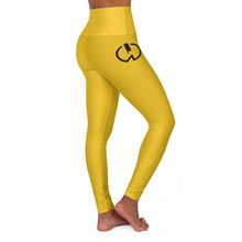 Load image into Gallery viewer, DxWP Yellow High Waisted Yoga Leggings