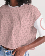 Load image into Gallery viewer, Pale Rose Women&#39;s Lounge Cropped Tee