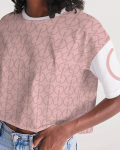 Pale Rose Women's Lounge Cropped Tee