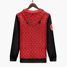 Load image into Gallery viewer, Regal Red Men&#39;s Zip Up Hoodie