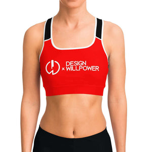 DxWP Red Sports Bra