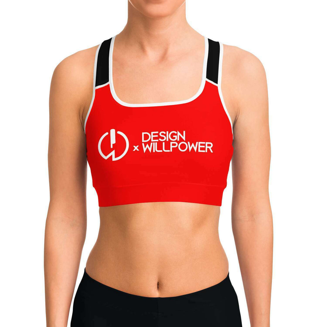 DxWP Red Sports Bra
