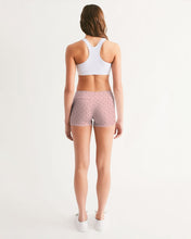 Load image into Gallery viewer, Pale Rose Women&#39;s Mid-Rise Yoga Shorts