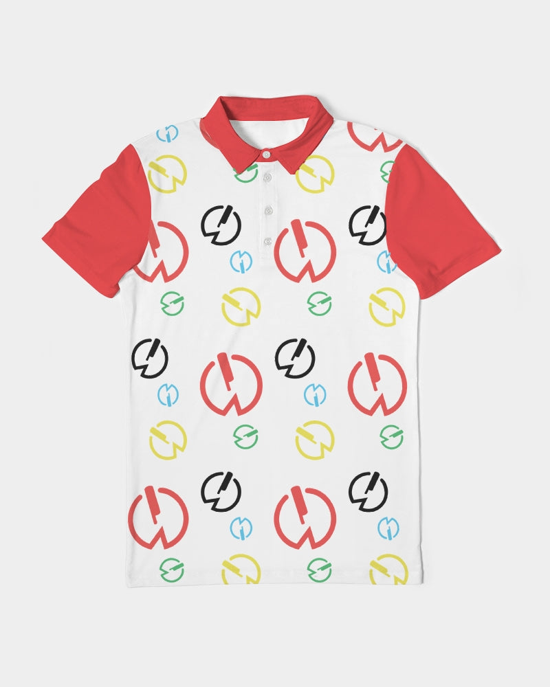 Power Bright Men's Slim Fit Short Sleeve Polo