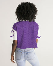 Load image into Gallery viewer, Royal Purple Women&#39;s Lounge Cropped Tee