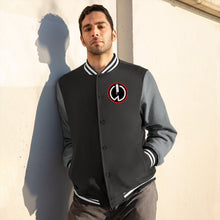 Load image into Gallery viewer, Power Symbol Men&#39;s Varsity Jacket