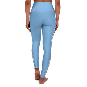 DxWP Sky Blue High Waisted Yoga Leggings
