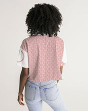 Load image into Gallery viewer, Pale Rose Women&#39;s Lounge Cropped Tee