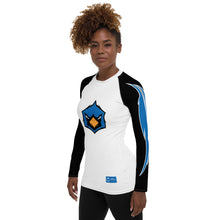 Load image into Gallery viewer, AnjelFly Blue Jays Women&#39;s Rash Guard