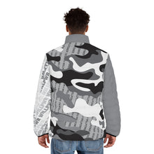 Load image into Gallery viewer, Men&#39;s Puffer Jacket (AOP)