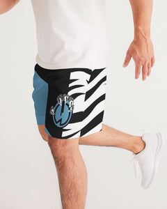 DxWP Men's Jogger Shorts - White Tiger