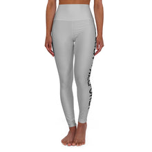 Load image into Gallery viewer, DxWP Silver High Waisted Yoga Leggings