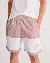 Load image into Gallery viewer, Pale Rose Men&#39;s Jogger Shorts