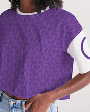 Load image into Gallery viewer, Royal Purple Women&#39;s Lounge Cropped Tee