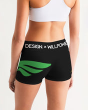 Load image into Gallery viewer, Anjelfy BlackWomen&#39;s Mid-Rise Yoga Shorts