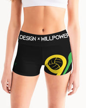 Load image into Gallery viewer, Anjelfy BlackWomen&#39;s Mid-Rise Yoga Shorts