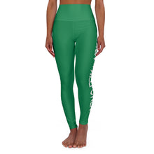 Load image into Gallery viewer, DxWP Green High Waisted Yoga Leggings