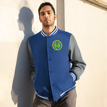 Load image into Gallery viewer, Power Symbol Men&#39;s Varsity Jacket