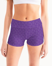 Load image into Gallery viewer, Royal Purple Women&#39;s Mid-Rise Yoga Shorts