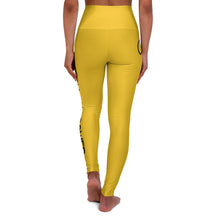 Load image into Gallery viewer, DxWP Yellow High Waisted Yoga Leggings