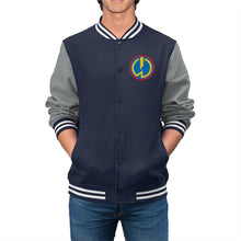 Load image into Gallery viewer, Power Symbol Men&#39;s Varsity Jacket