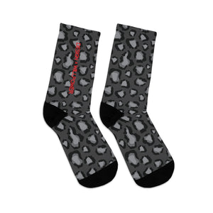 DxWP Black Leopard Socks